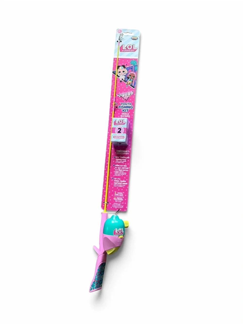 L.O.L. Surprise! Squad Youth Fishing Kit – Kids Fishing Pole & Reel
